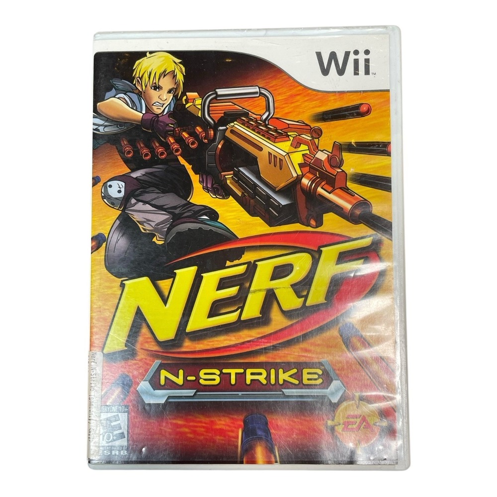 Nerf N-Strike Nintendo Wii Video Game Rated Everyone 10 Plus